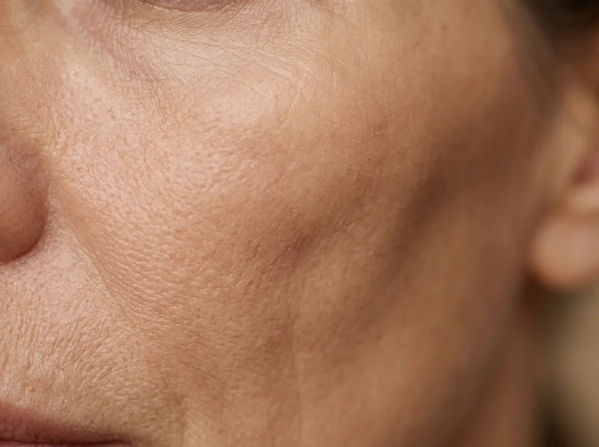 recessed or shorter chin